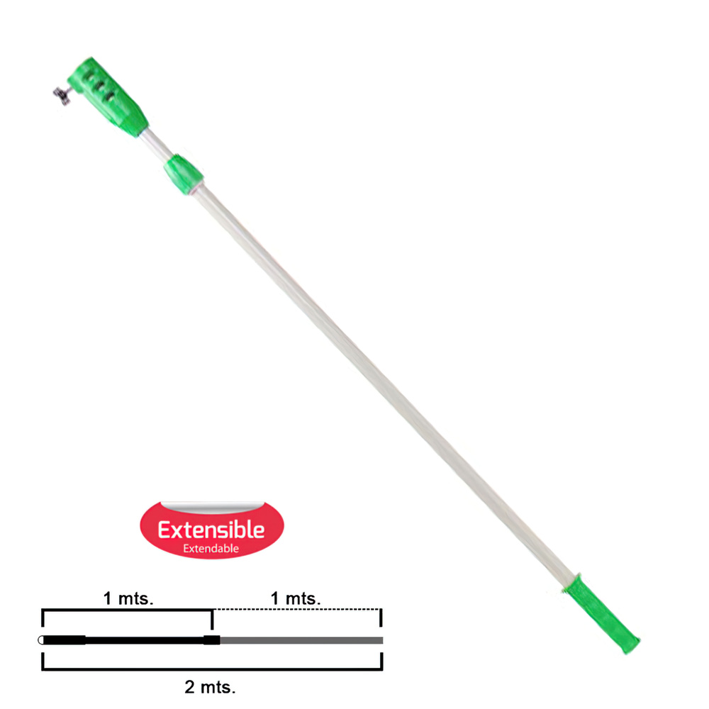 Mango para rodillo extensible metalico