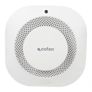 Detector de humo inteligente | Conexión WiFi y Bluetooth | Aplicación Smart Life o Tuya | Compatible con Alexa y Google | Seguridad en el hogar