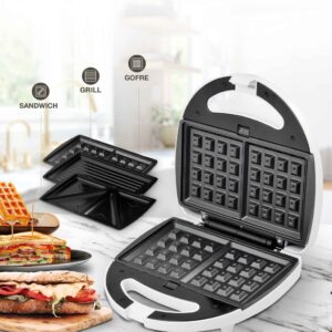 Sandwichera doble Pipu con 3 placas