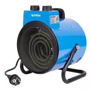 Calefactor industrial Potencia: 3000 W Función ventilador Termostato ajustable Protección IP24