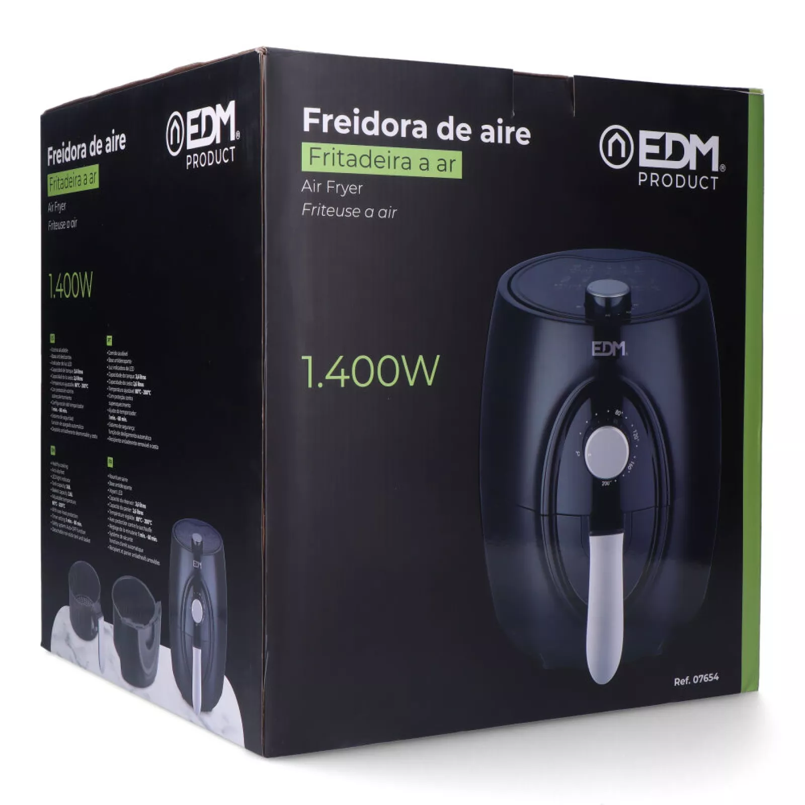 FREIDORA DE AIRE 3,6 l 1400 W CON CESTA - Imagen 6