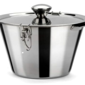 FLANERA CON TAPA DE ACERO INOXIDABLE 18cm