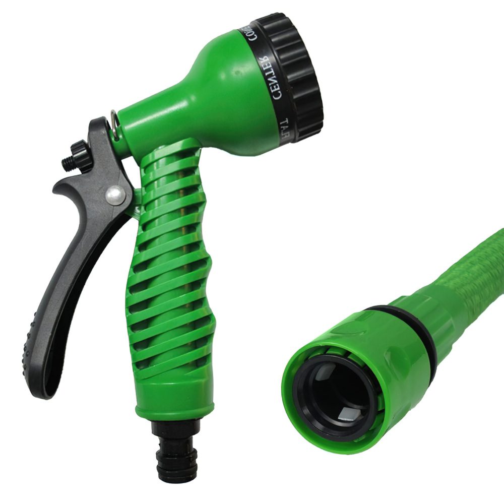 Manguera Extensible Riego Compacto 5 A 15 Metros Con Pistola 7 Posiciones - Imagen 5
