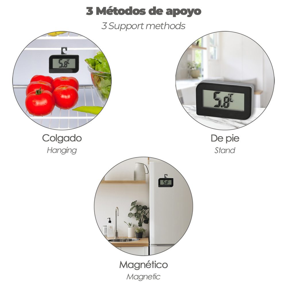 Termómetro Frigorífico Congelador Resistente Al Agua - Imagen 4