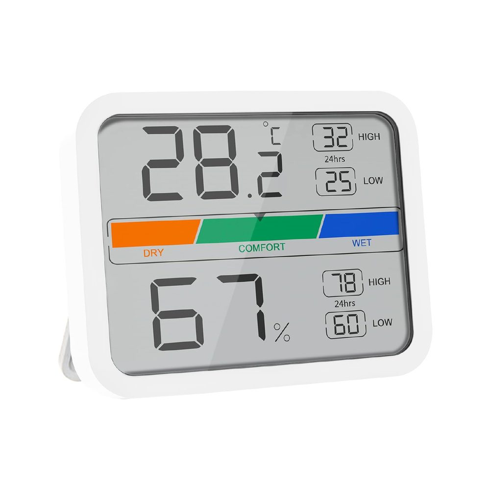 Termómetro Digital Con Indicador De Humedad