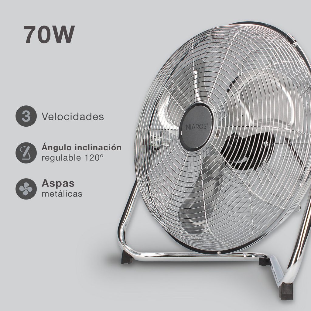 Ventilador metálico de suelo - Imagen 2